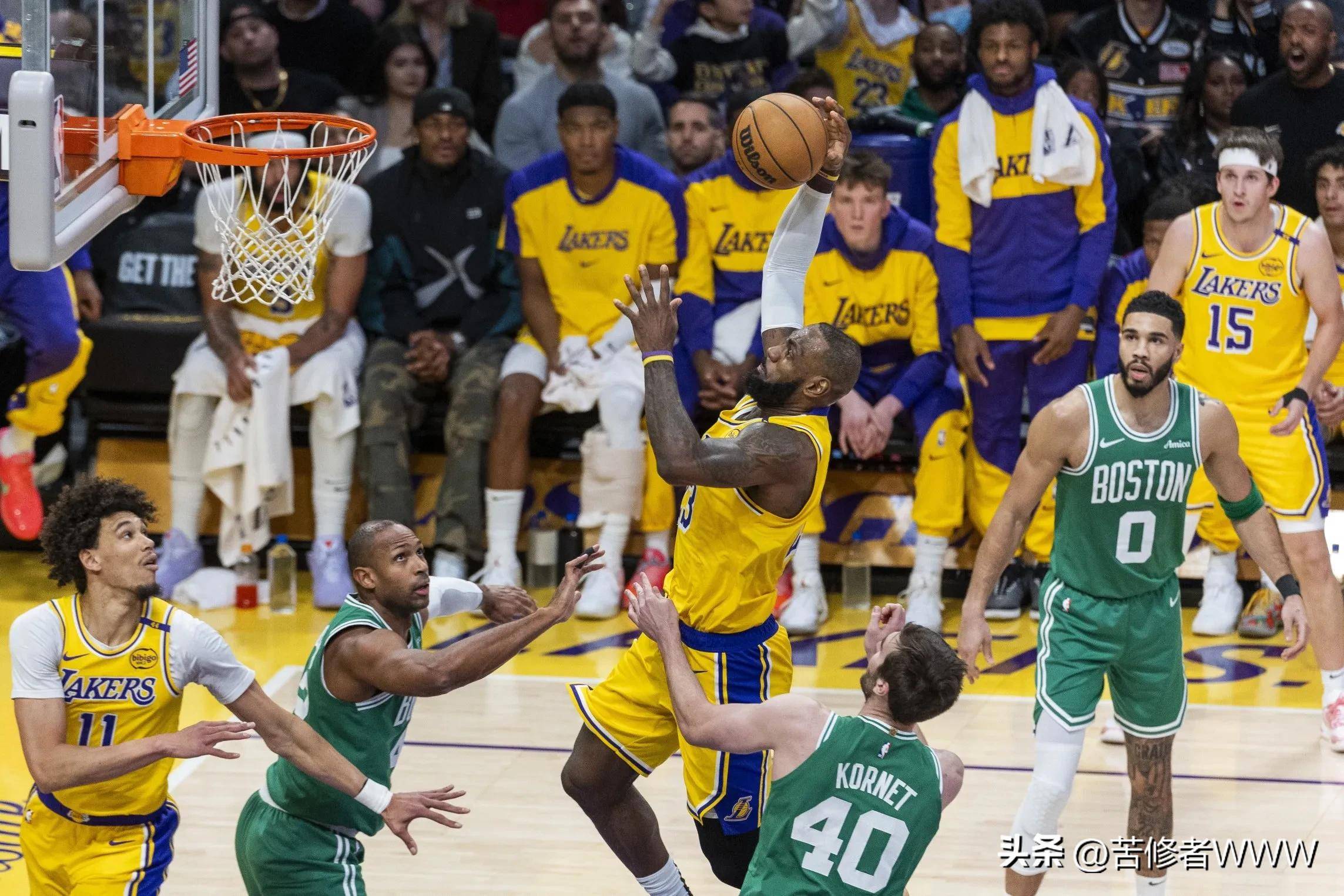 包含九游体育：NBA总决赛：湖人VS凯尔特人？詹姆斯塔图姆争夺总冠军的词条