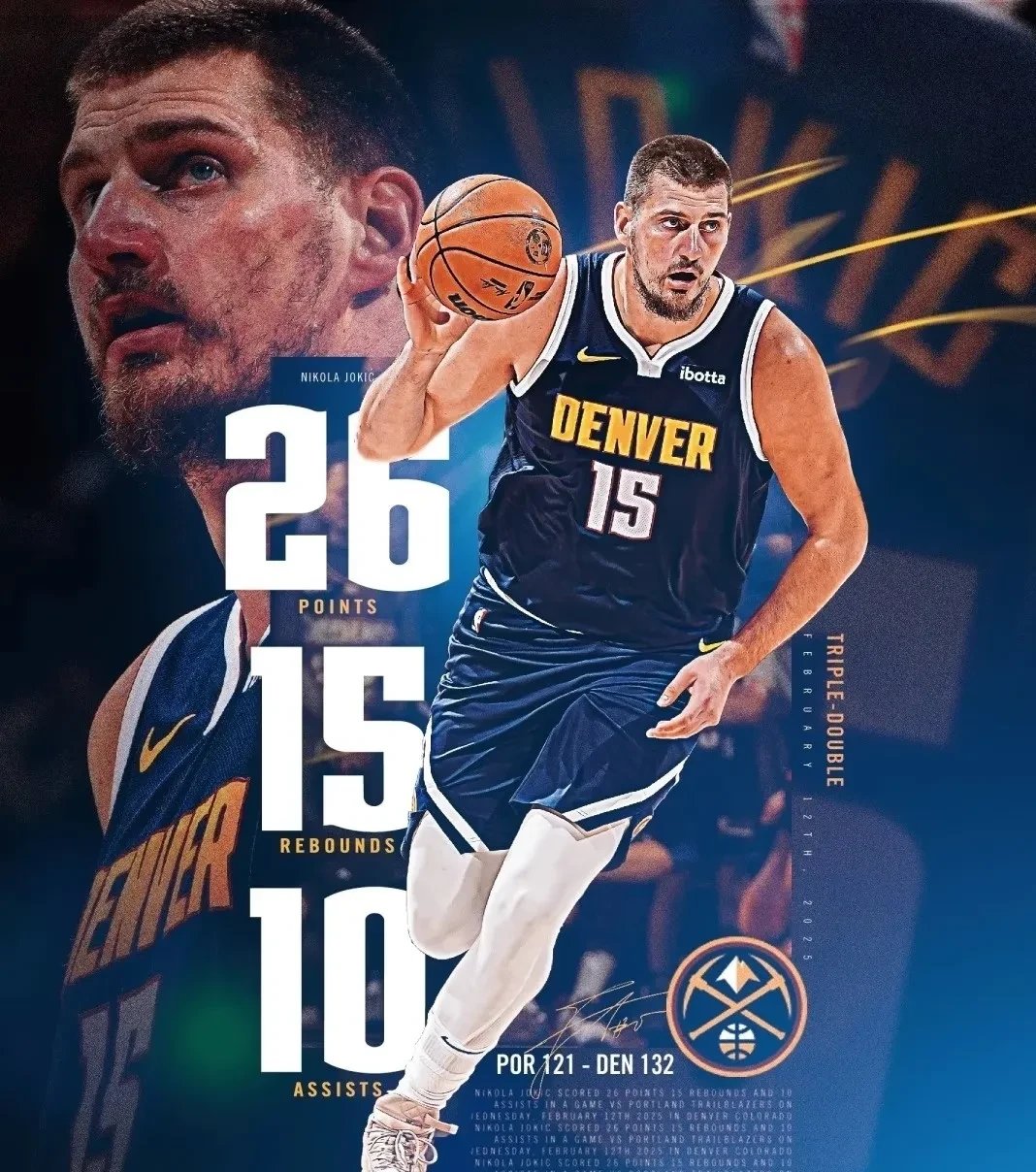 关于九游体育:掘金队约基奇：如何继续统治比赛，保持统治力，带领球队前进，卫冕总冠军，成为篮球界的传奇人物，影响更多人？的信息